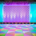 Dance floor decor for sangeet