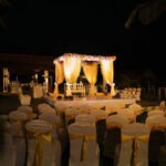 Mandap Decor with lights by The Wingmen