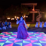 Woman dancing at Sangeet Night