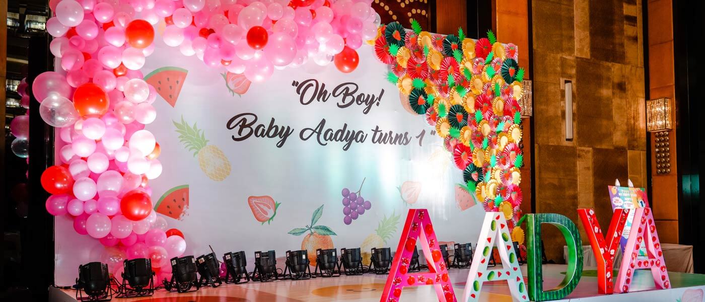 Birthday Event Decor with Ballons